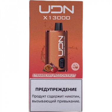 Электронная сигарета UDN X 13000 Клубника Маракуйя