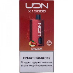 Электронная сигарета UDN X 13000 Красное Яблоко