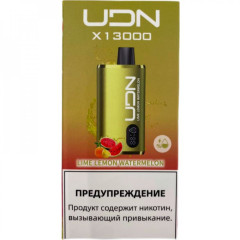 Электронная сигарета UDN X 13000 Лайм Лимон Арбуз