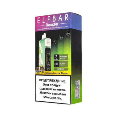 ELFBAR 30000 Леденец кислое яблоко