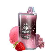 HUSKY CYBER NEW 8000 Клубничное мороженое лёд