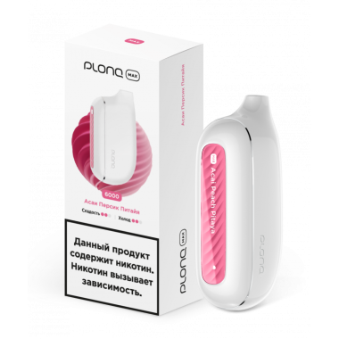 Plonq MAX 6000 Питайя, Персик, Асаи